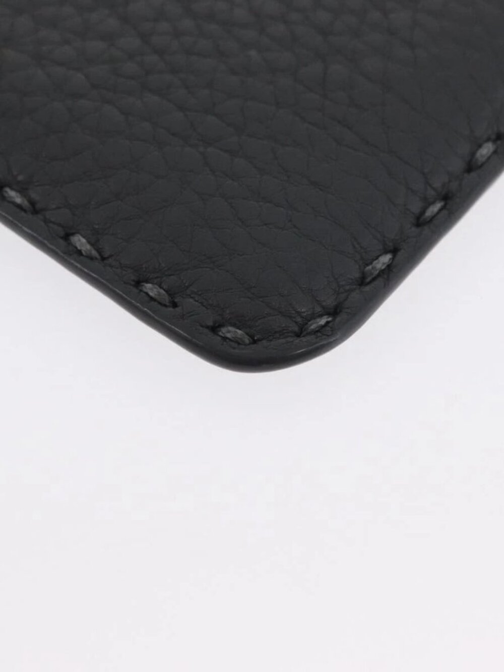 FENDI Coin Purse Leather Gray Silver - Picture 4 of 16